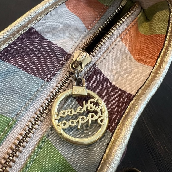 Coach Poppy Legacy Stripe Large Rocker Bag - Picture 10 of 16